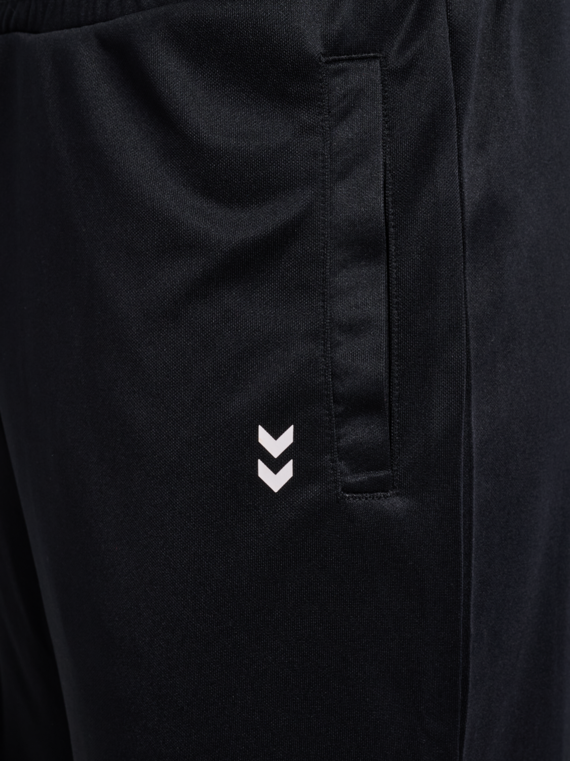 hmlPULSE TRACK PANTS, BLACK, packshot