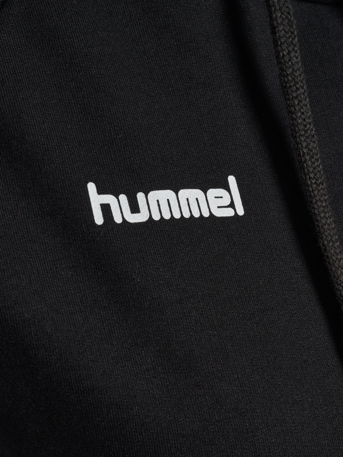 HUMMEL GO COTTON HOODIE WOMAN, BLACK, packshot