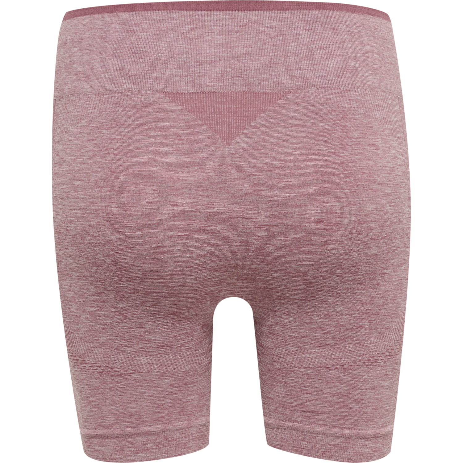 hmlMT UNA SEAMLESS MID WAIST SHORTS, DUSKY ORCHID MELANGE, packshot