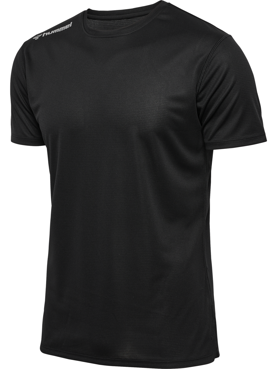 hmlRUN JERSEY S/S, BLACK, packshot