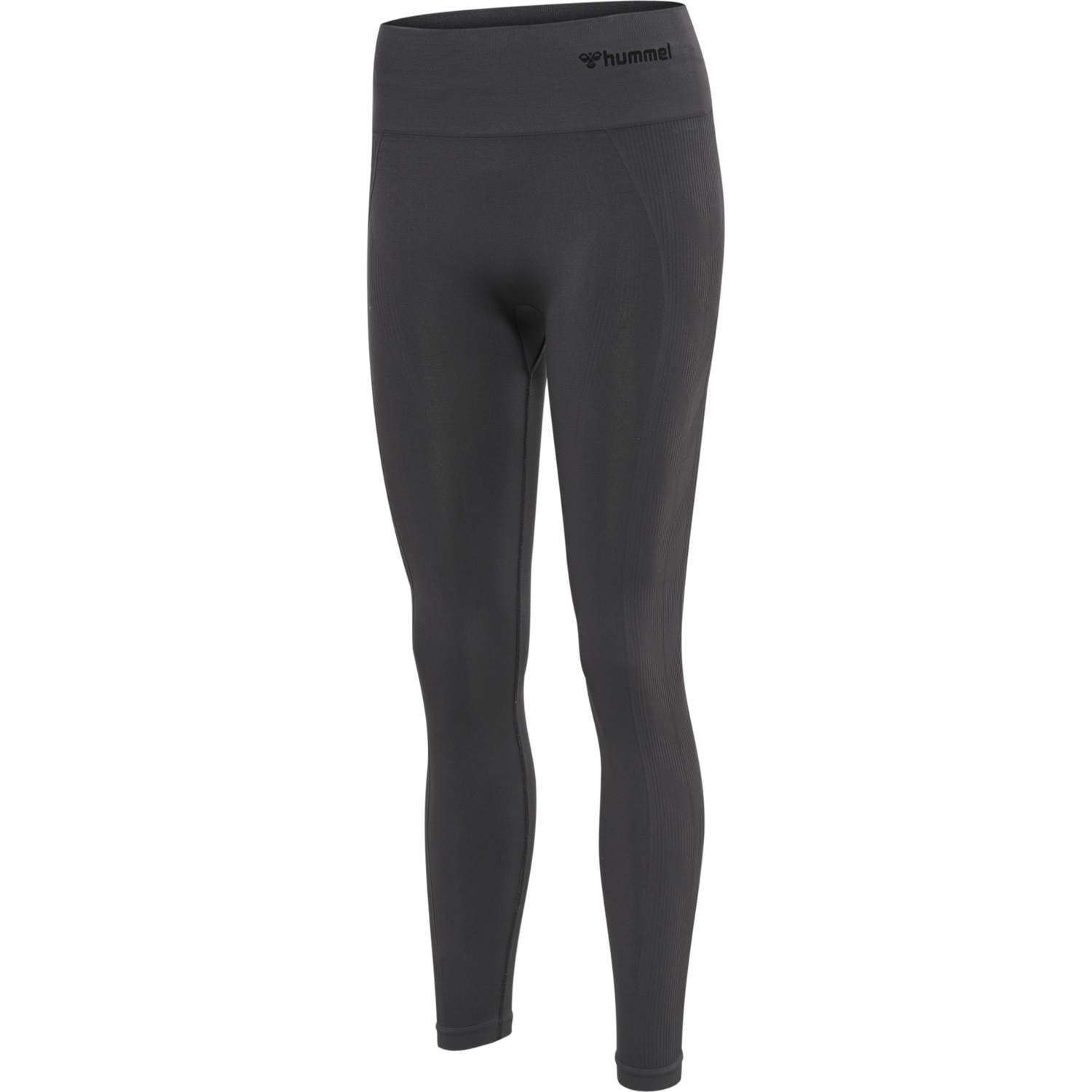 hmlTIF SEAMLESS HIGH WAIST TIGHTS, ASPHALT, packshot