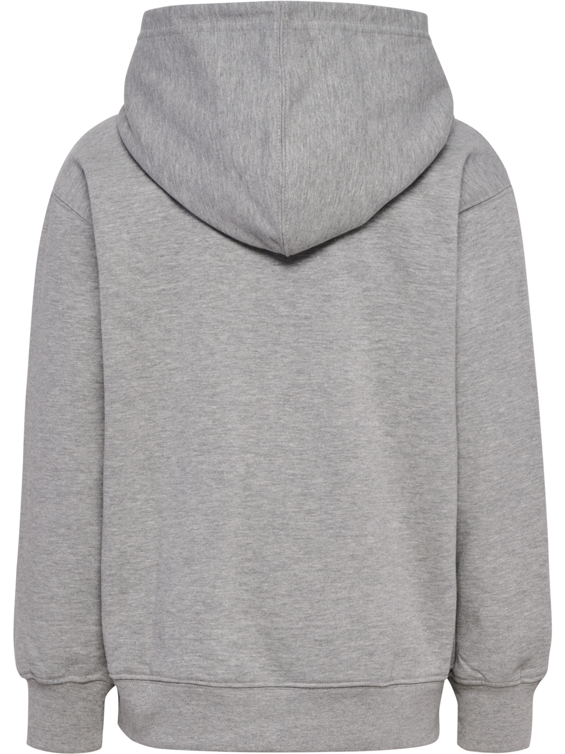 hmlCLEAN HOODIE, GREY MELANGE, packshot
