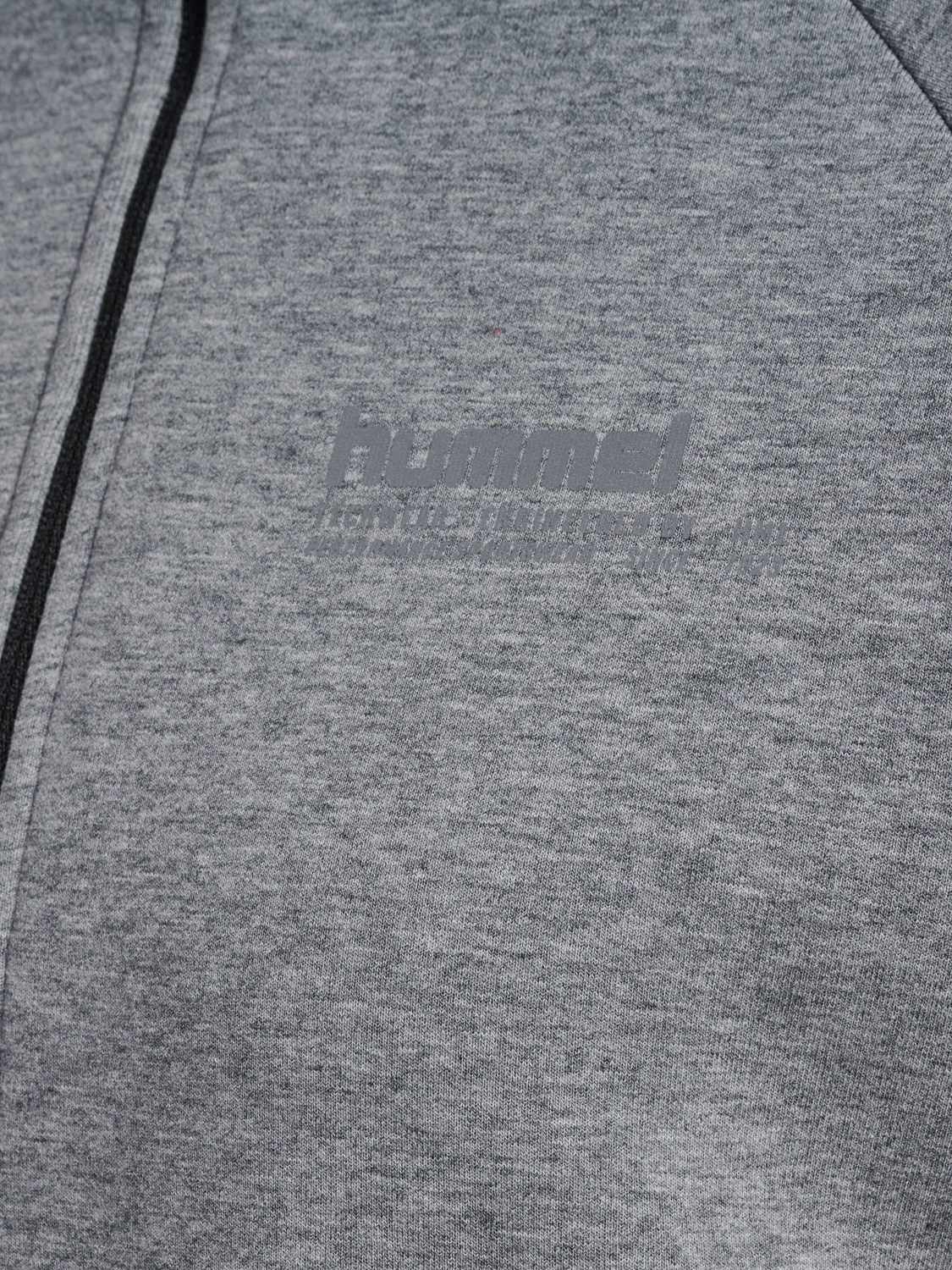 hmlTECH FLEECE WOMEN BOXY HALF ZIP, GREY MELANGE, packshot