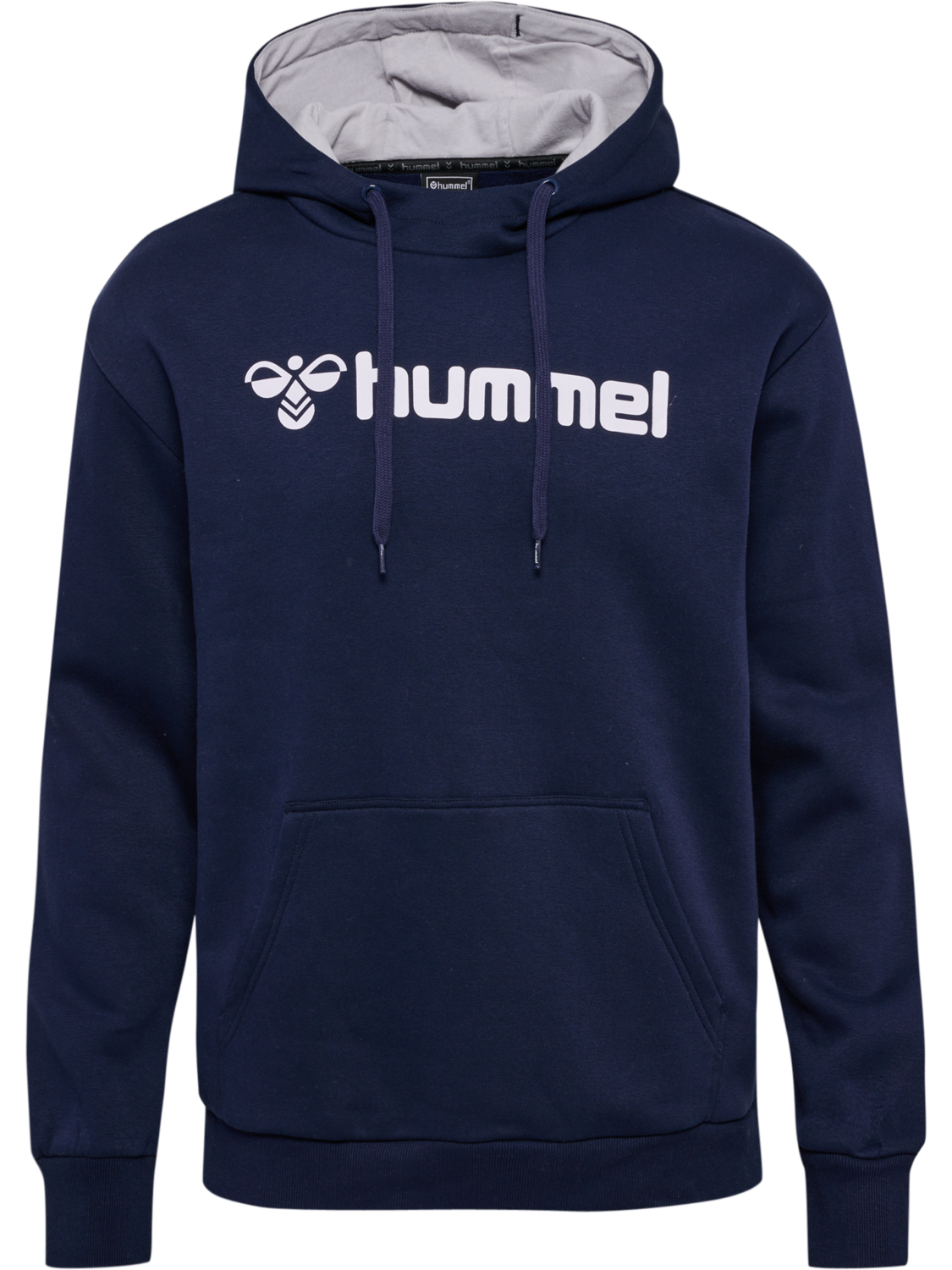 hmlMOVER COTTON HOODIE, MARINE, packshot