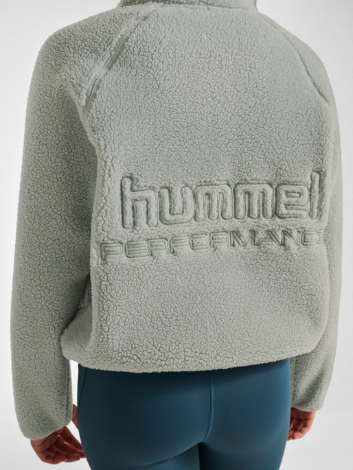 hmlPULSE FLEECE W PULLOVER, BELGIAN BLOCK, model