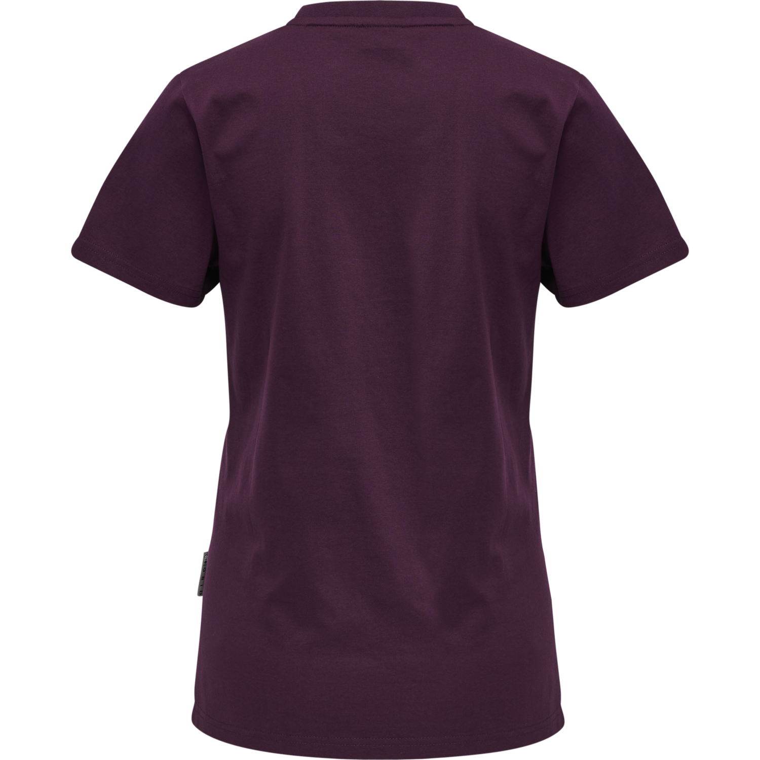 hmlMOVE GRID COTTON T-SHIRT S/S WOM, GRAPE WINE, packshot