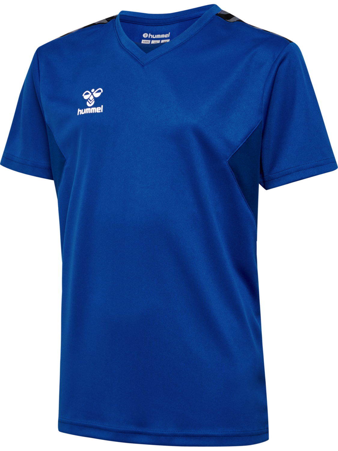 hmlAUTHENTIC PL JERSEY S/S KIDS, TRUE BLUE, packshot
