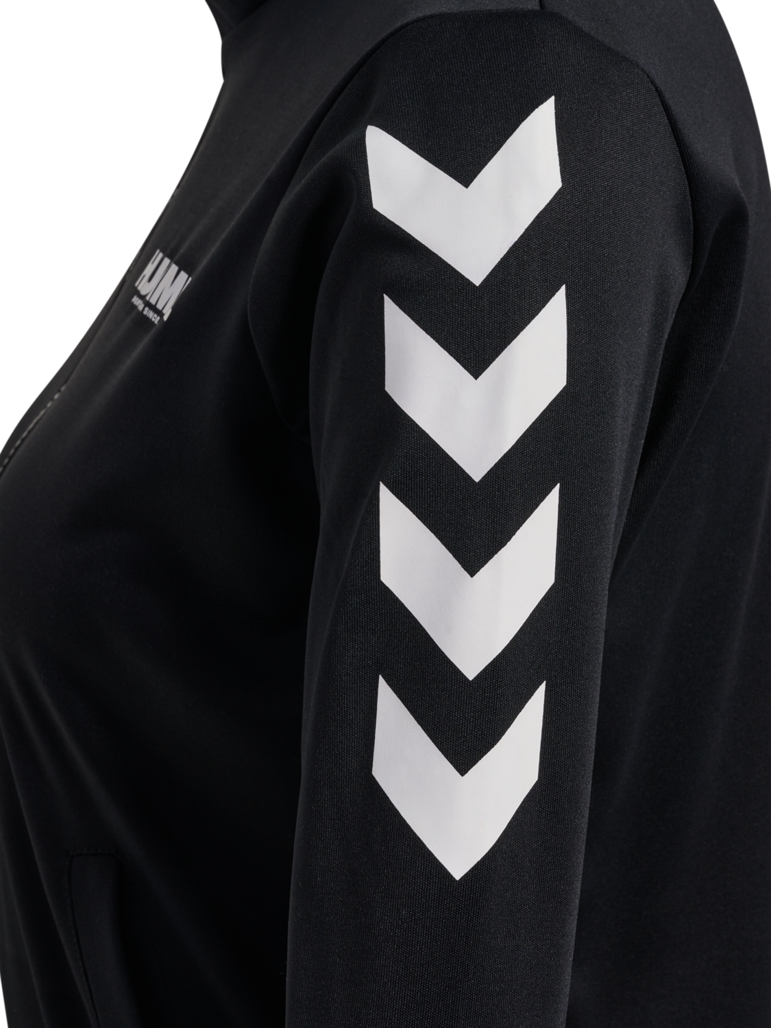 hmlLEGACY EVY POLY ZIP JACKET, BLACK, packshot