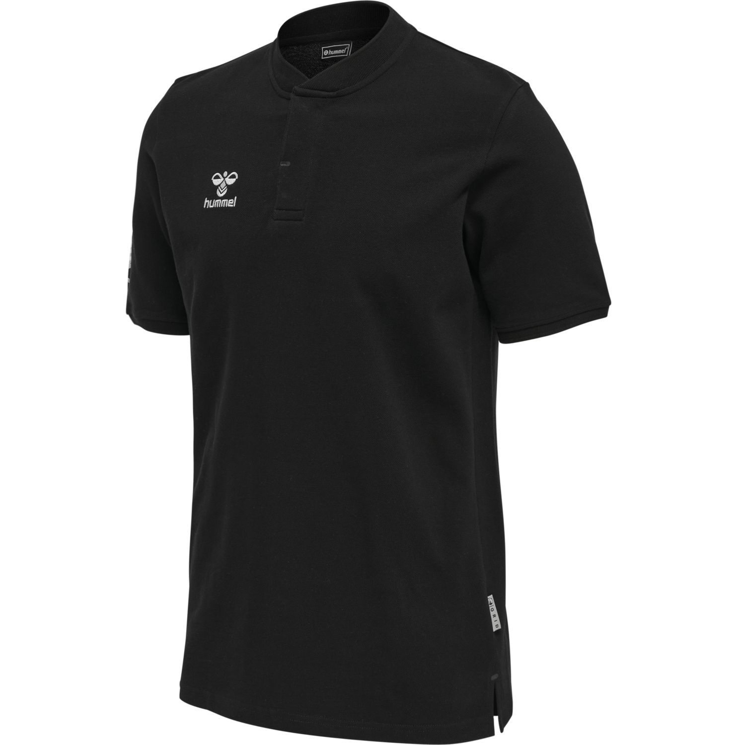 hmlMOVE GRID POLO, BLACK, packshot