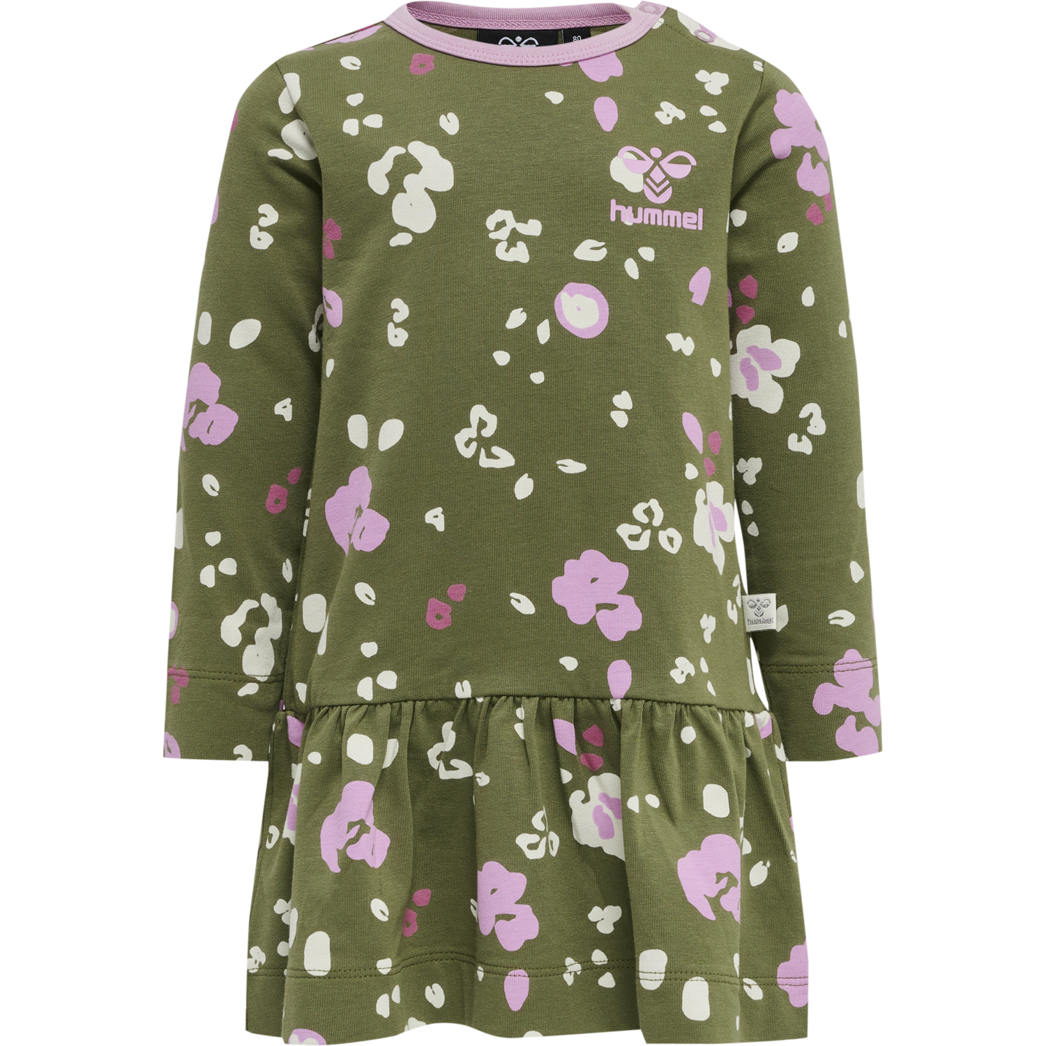 hmlALISA DRESS L/S, CAPULET OLIVE, packshot