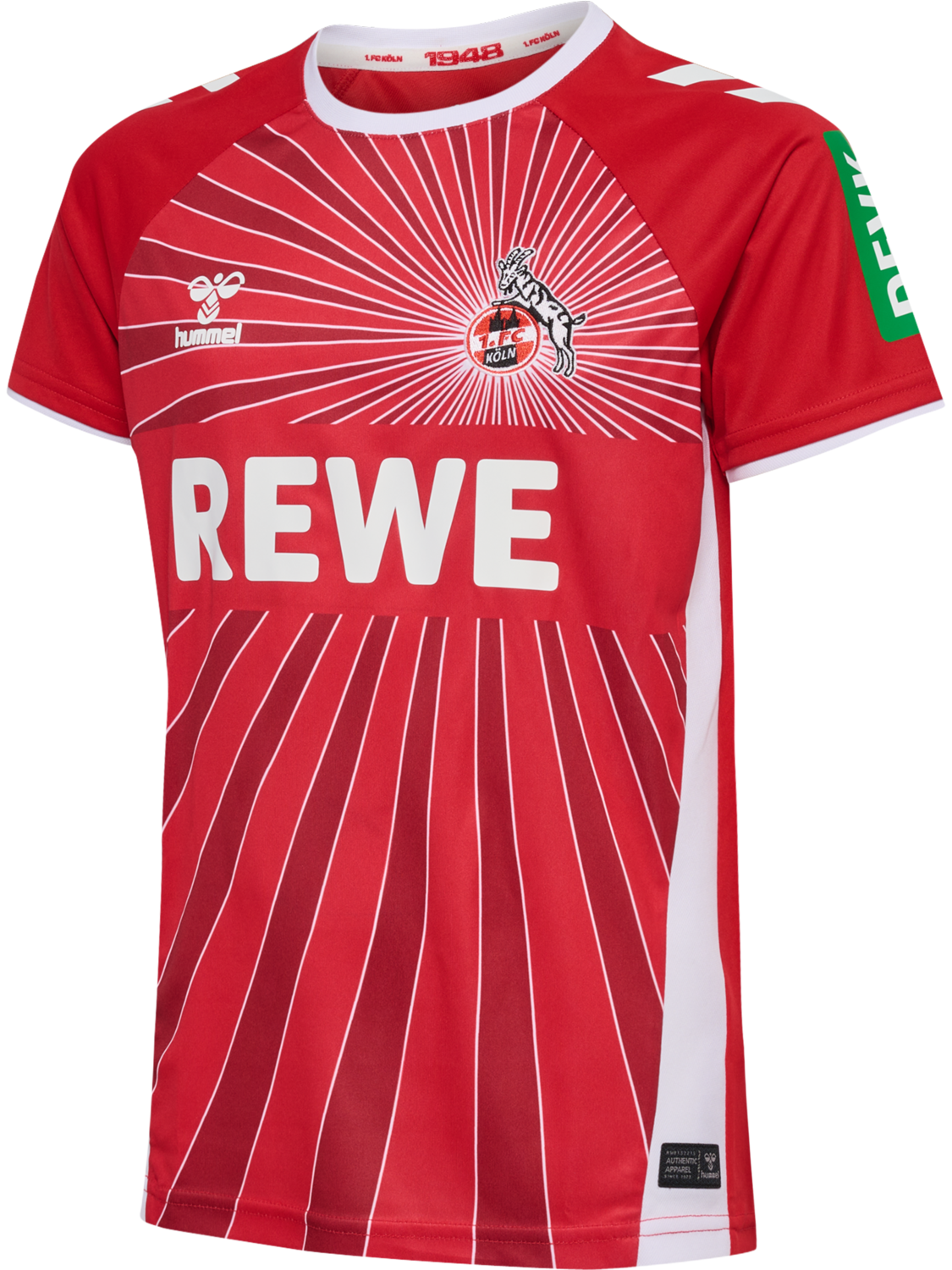 1FCK 24/25 AWAY JERSEY S/S KIDS, TRUE RED, packshot