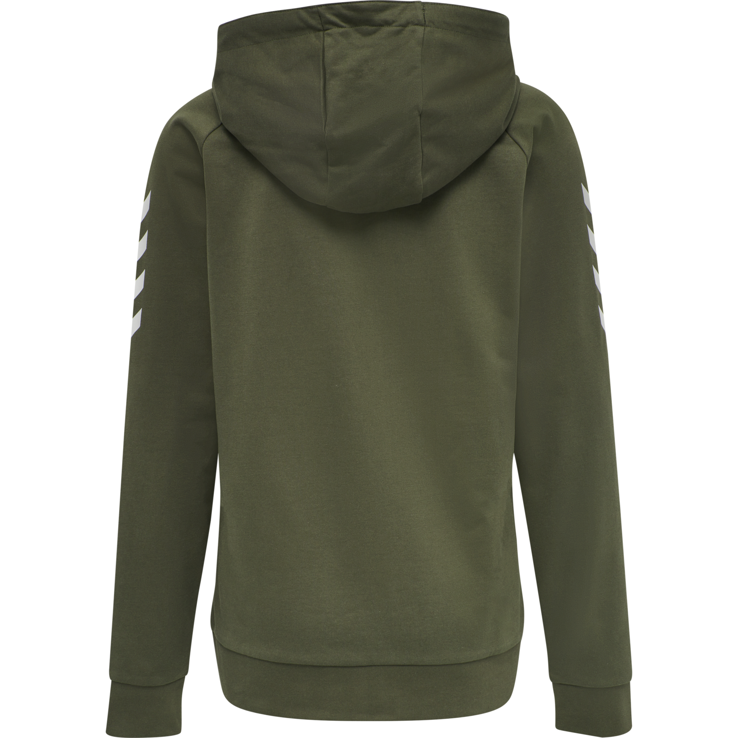 HUMMEL GO COTTON ZIP HOODIE WOMAN, GRAPE LEAF, packshot