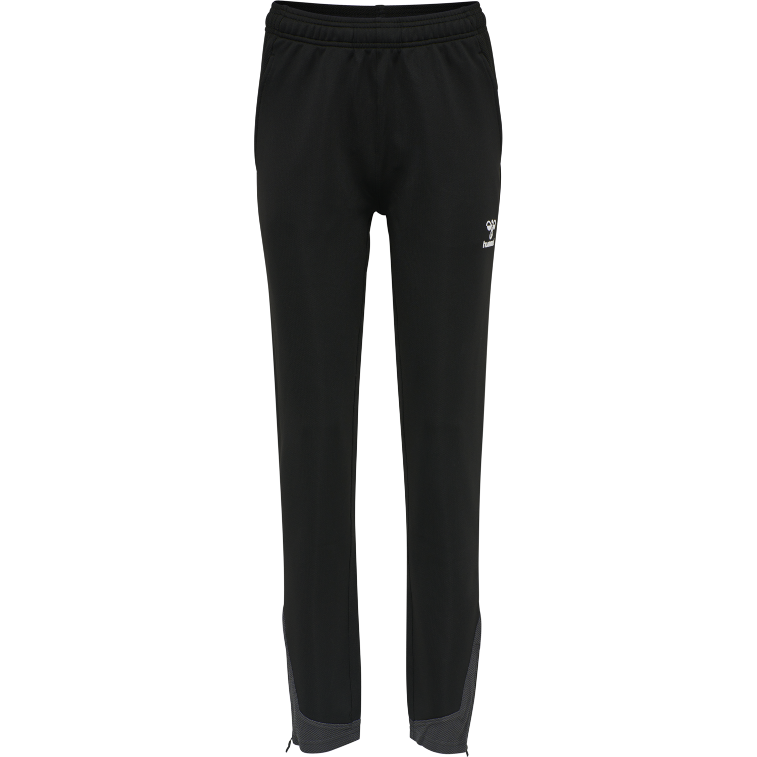 hmlLEAD WOMEN POLY PANTS, BLACK, packshot