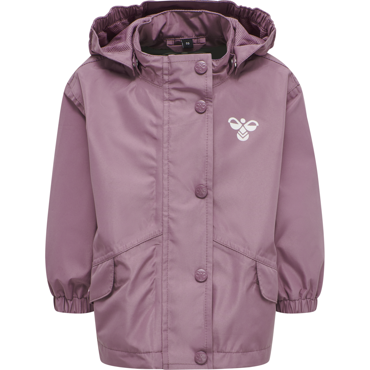 hmlREVA RAINSUIT MINI, DUSKY ORCHID, packshot