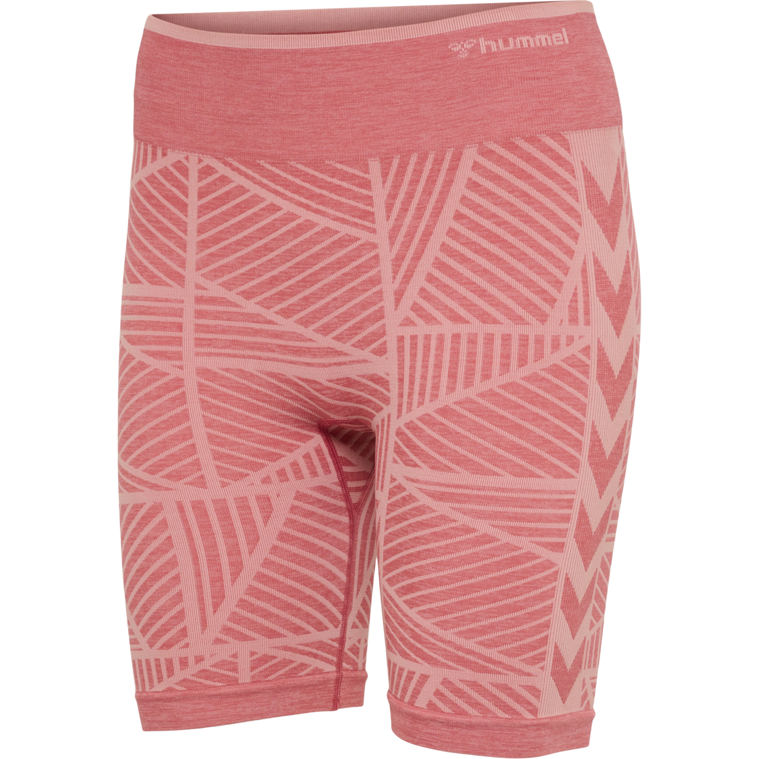 hmlMT ENERGY SEAMLESS MW SHORTS, WITHERED ROSE/ROSE TAN MELANGE, packshot