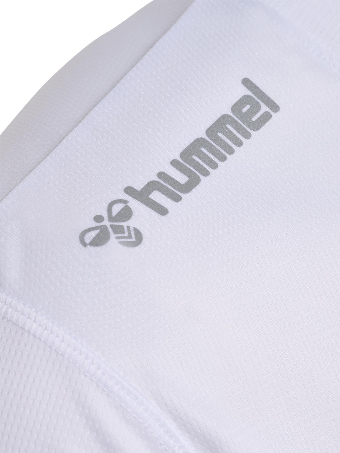 hmlRUN JERSEY S/S, WHITE, packshot