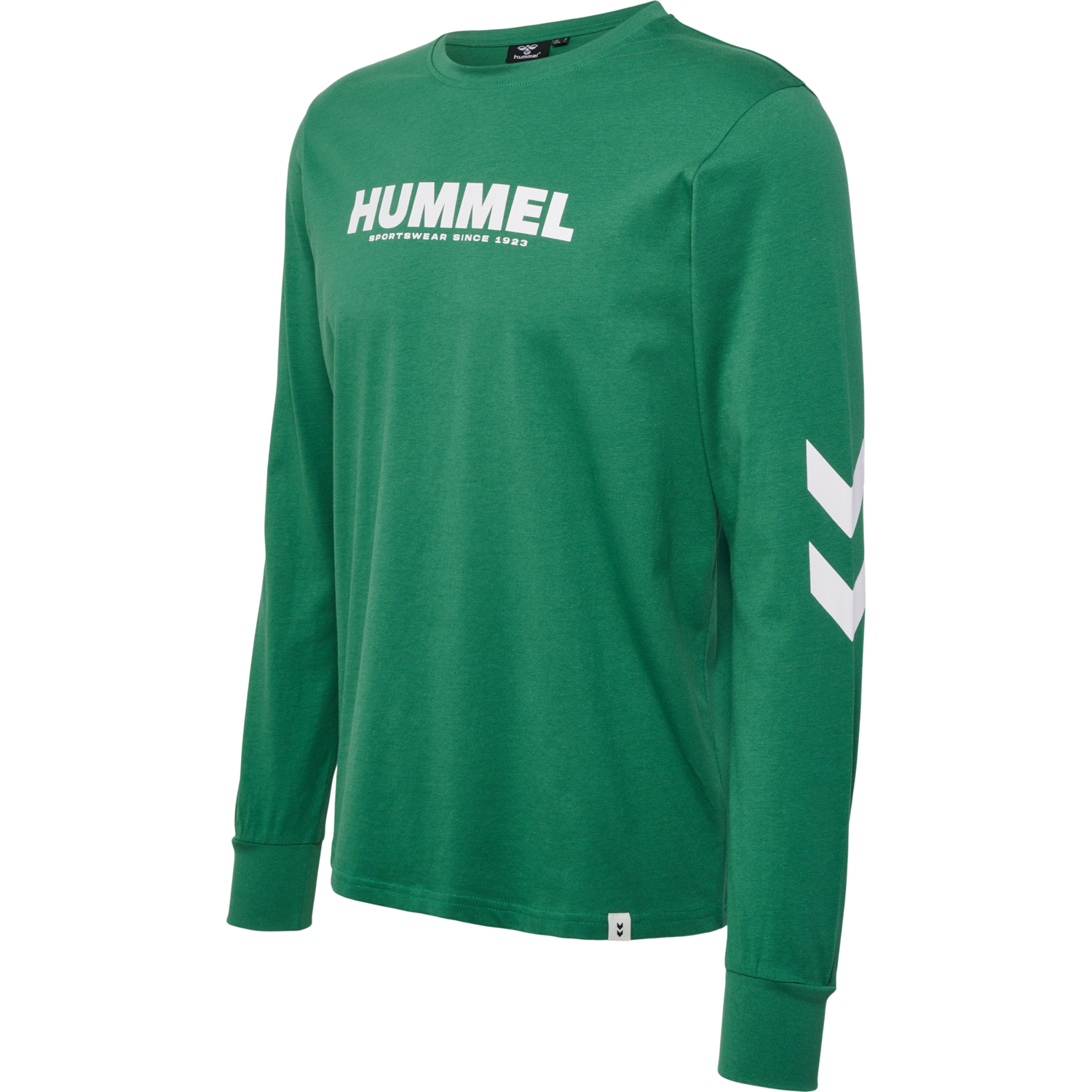 hmlLEGACY T-SHIRT L/S, FOLIAGE GREEN, packshot
