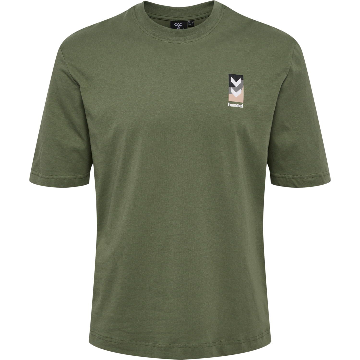 hmlLGC CHARLES T-SHIRT, FOUR LEAF CLOVER, packshot