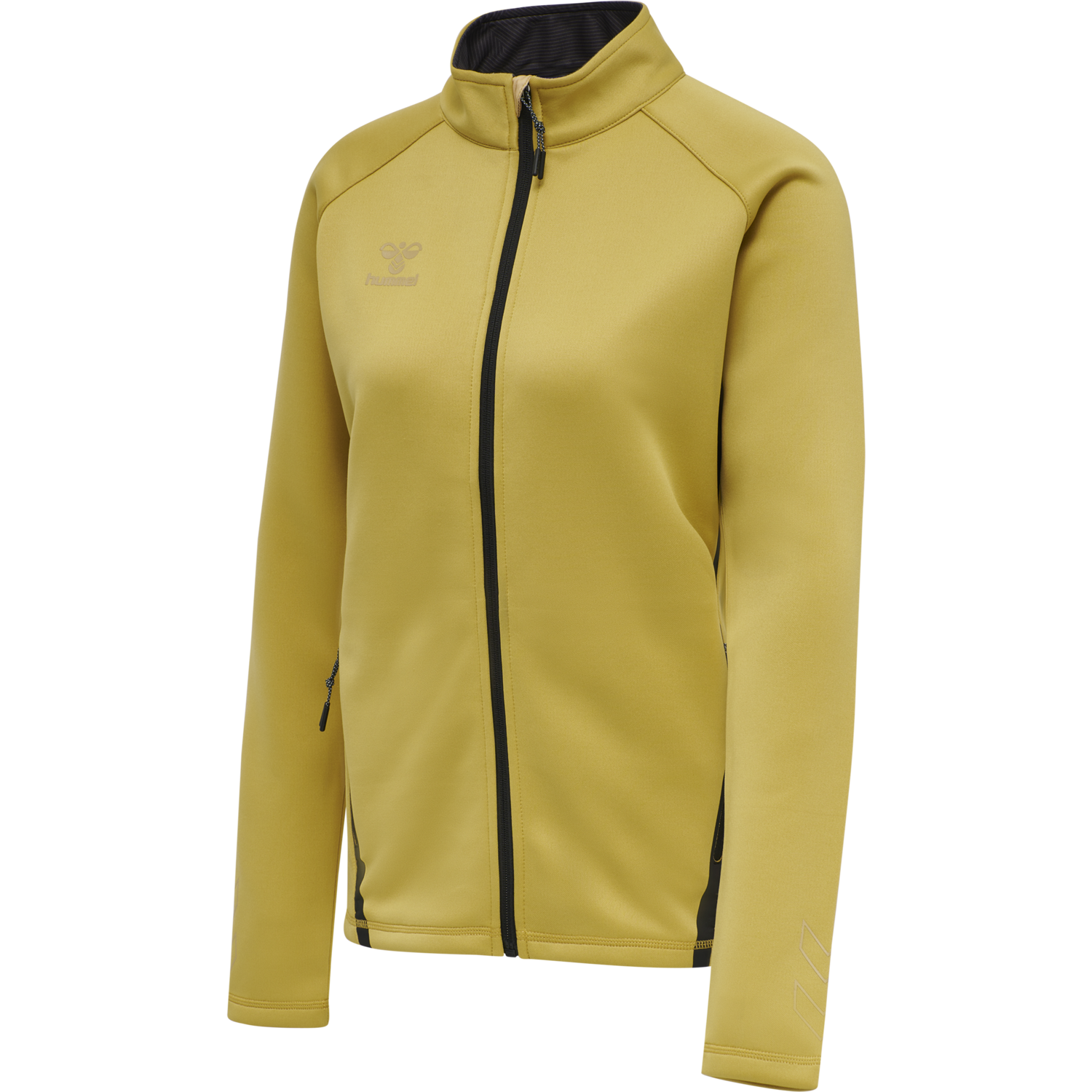 hmlCIMA XK ZIP JACKET WOMAN, ANTIQUE GOLD, packshot