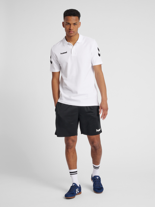 HUMMEL GO COTTON POLO, WHITE, model