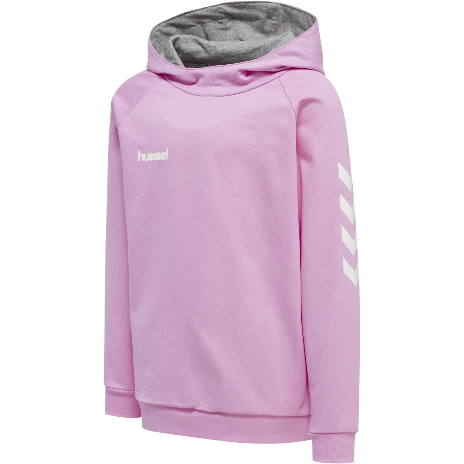 HUMMEL GO KIDS COTTON HOODIE, ORCHID, packshot