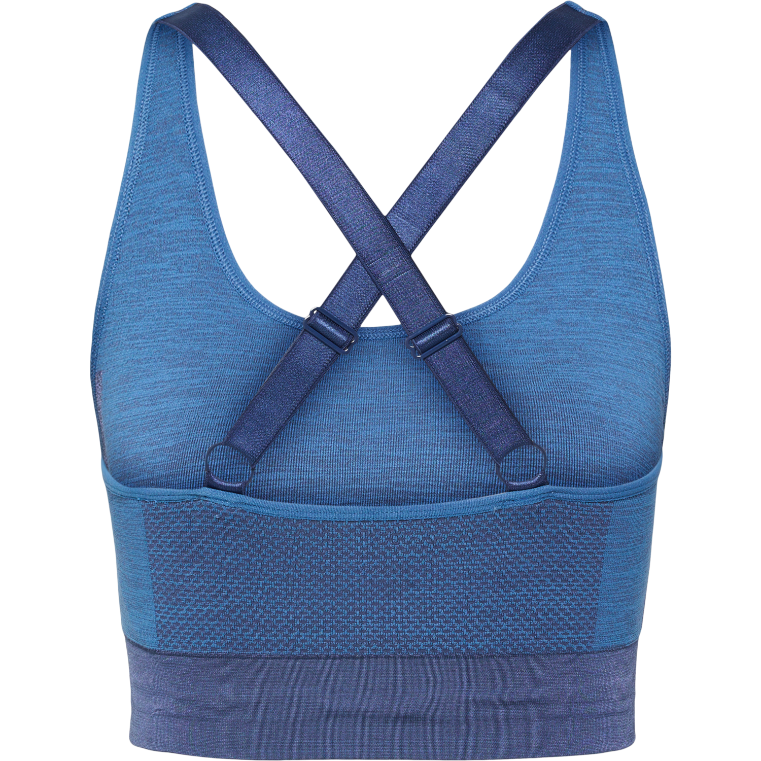 hmlCLEA SEAMLESS  SPORTS TOP, RIVIERA/INSIGNIA BLUE MELANGE, packshot