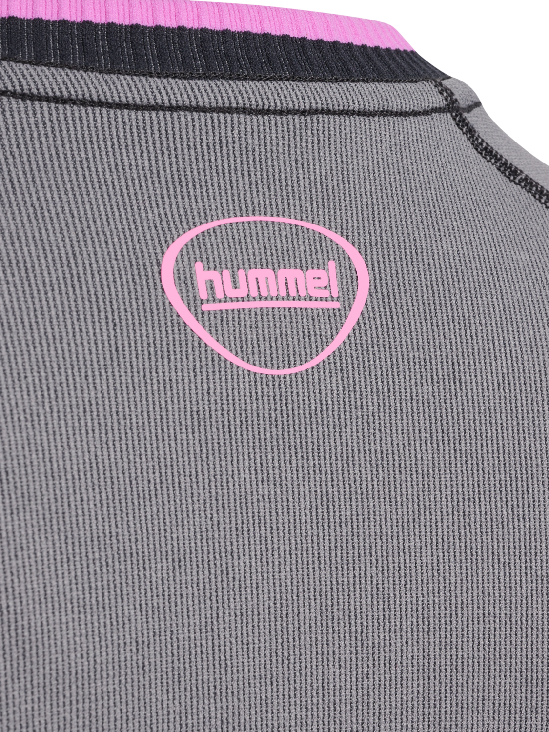hmlSEAMLESS TEE LS, OBSIDIAN, packshot
