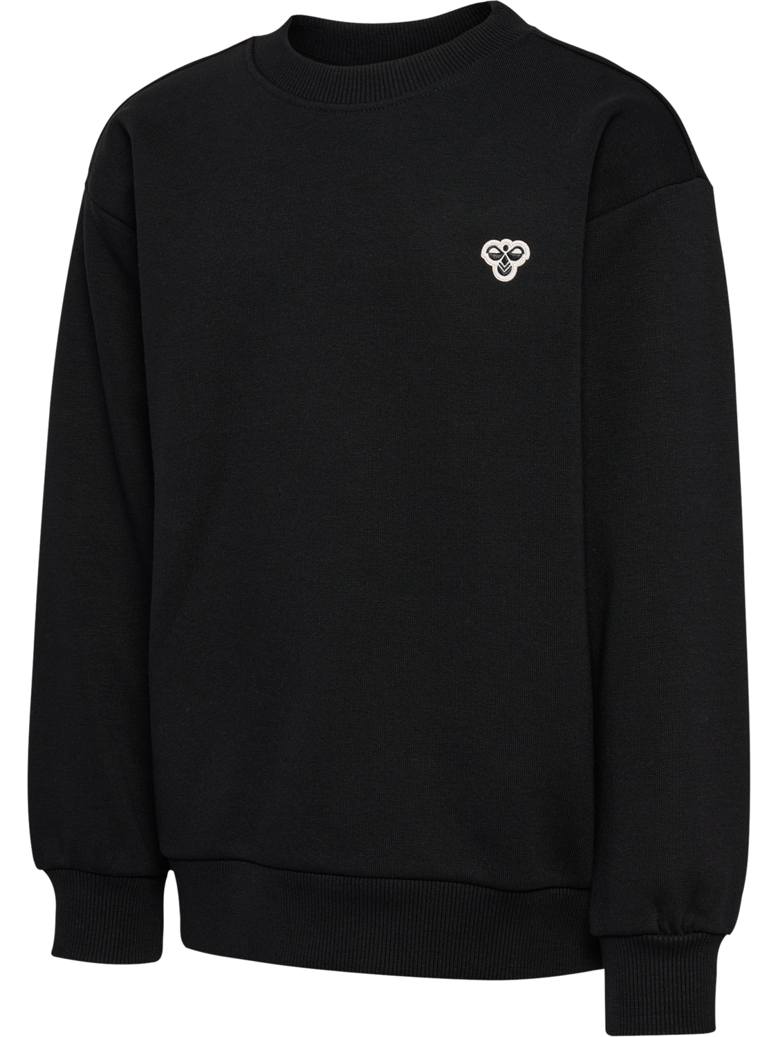 hmlJR LOOSE CREWNECK BEE, BLACK, packshot