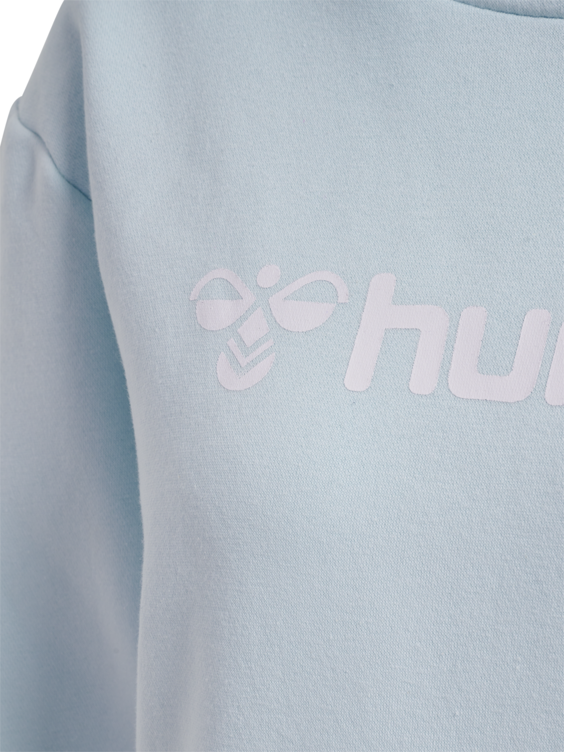 hmlMOVER COTTON HOODIE WOMAN, BABY BLUE, packshot