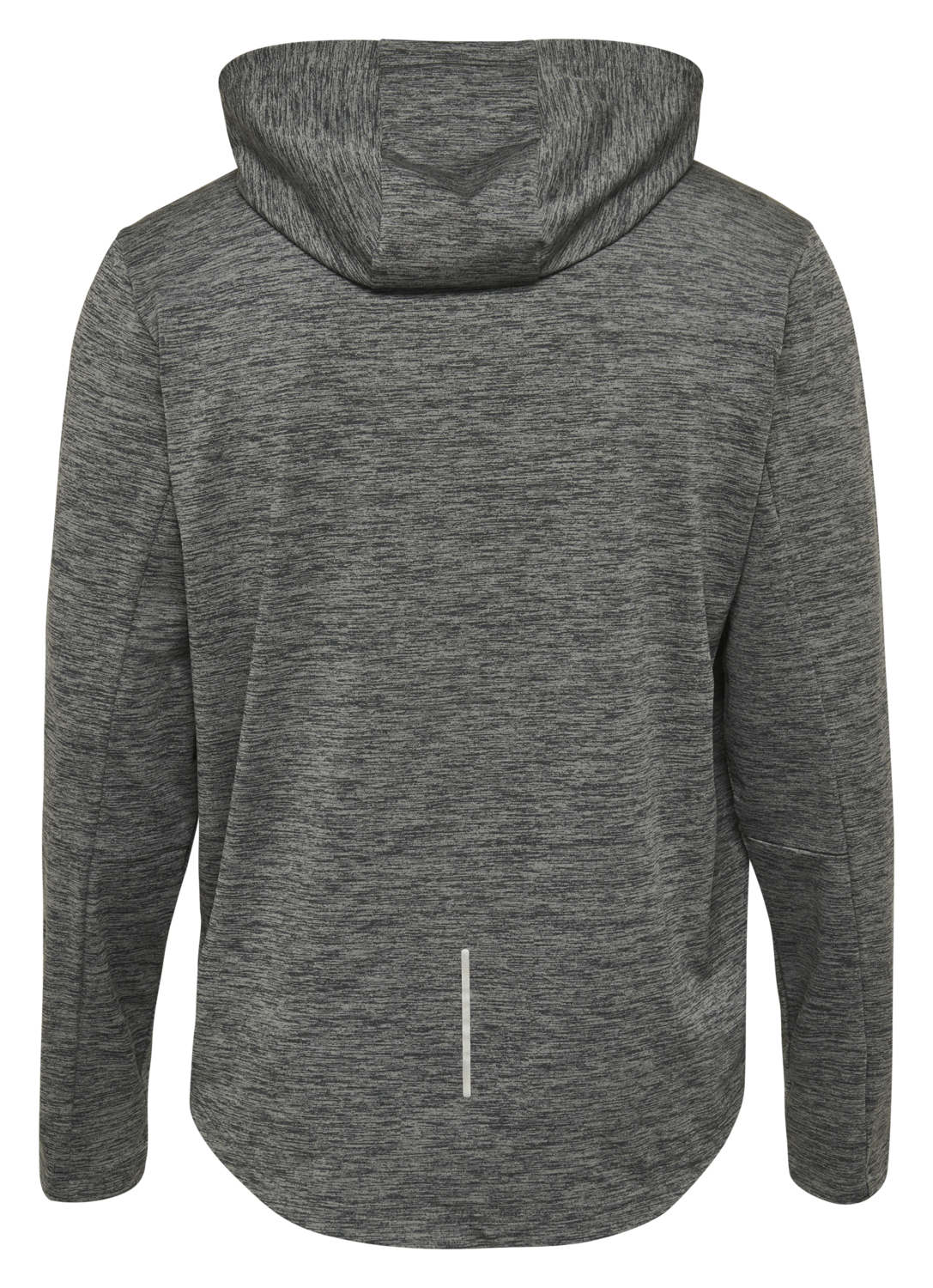 hmlASTON HOODIE, DARK GREY MELANGE, packshot