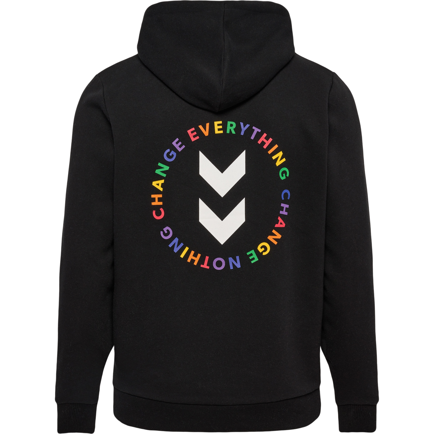 hmlEVERYTHING NOTHING HOODIE, BLACK, packshot