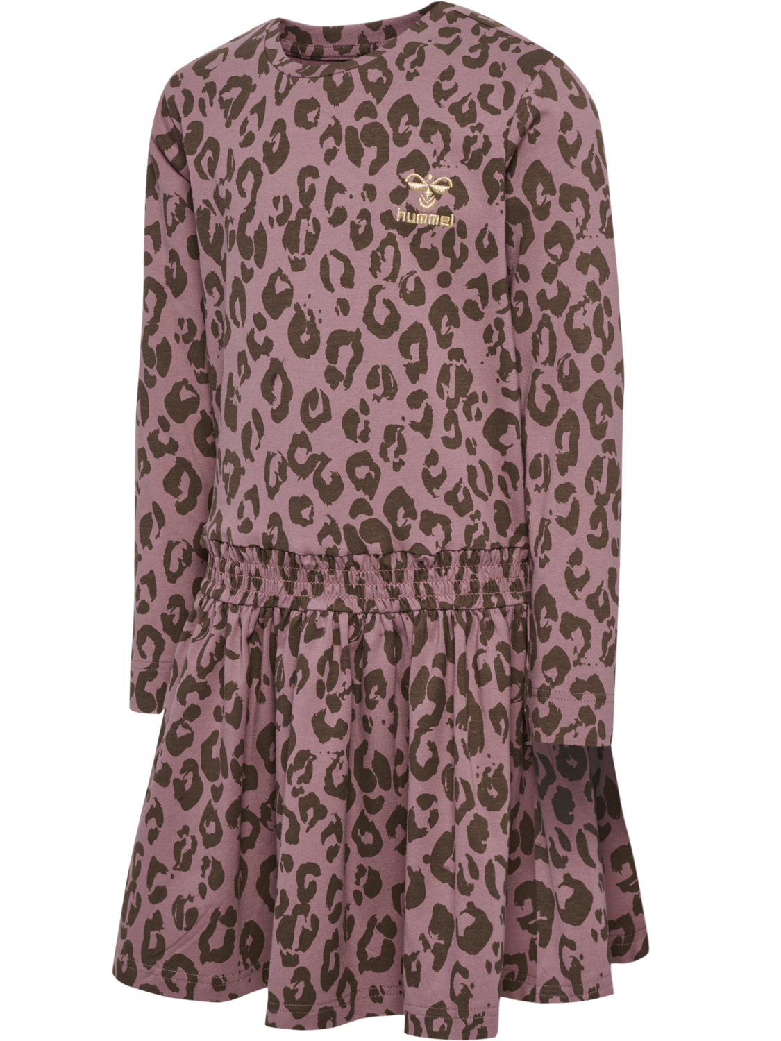 hmlMUSSE DRESS L/S, TWILIGHT MAUVE, packshot