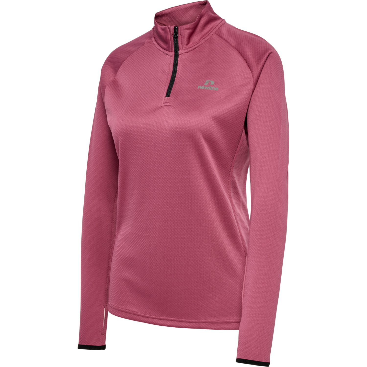 nwlPHOENIX 1/2 ZIP L/S WOMAN, DRY ROSE, packshot