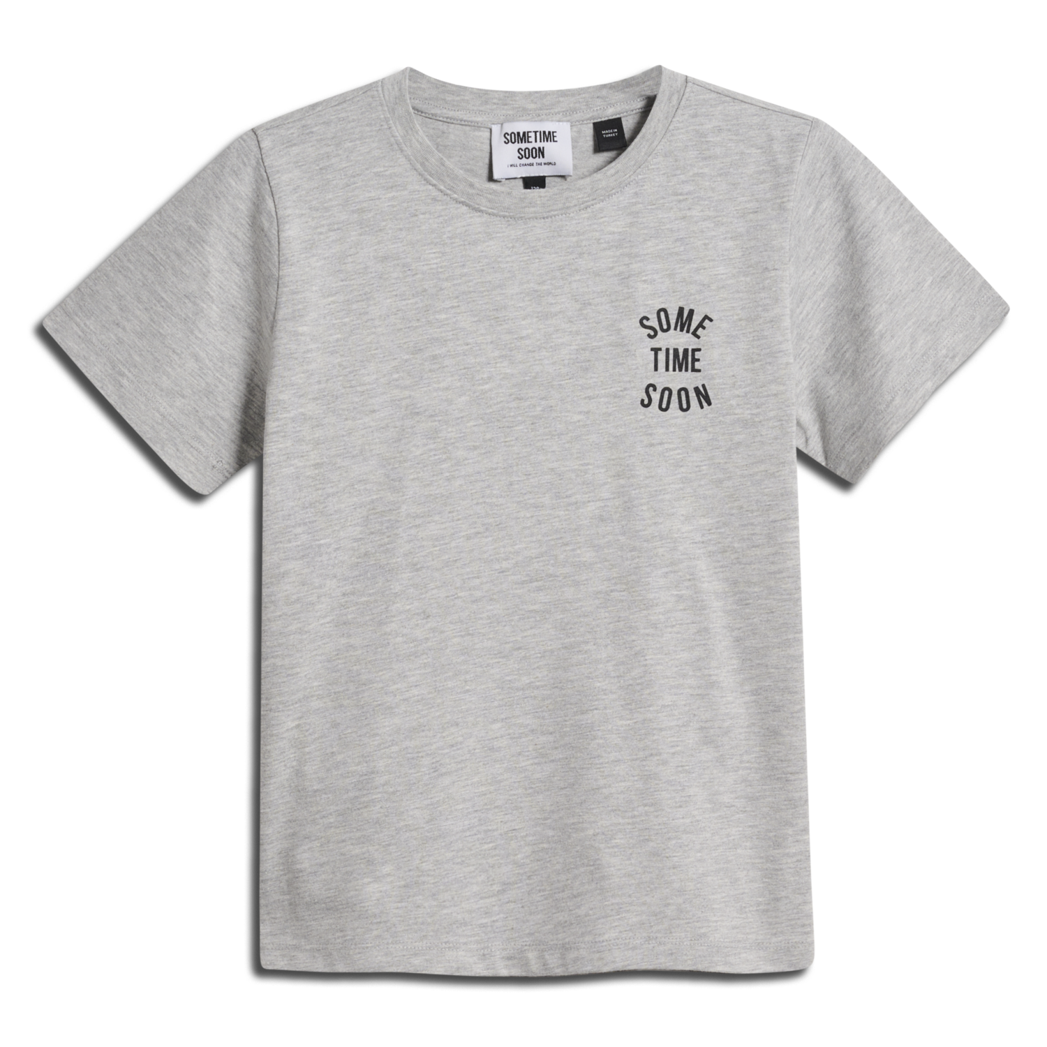 stmREVOLUTION T-SHIRT S/S, GREY MELANGE, packshot